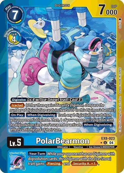 PolarBearmon (Limited Foil), Chain of Liberation EX8-023 U