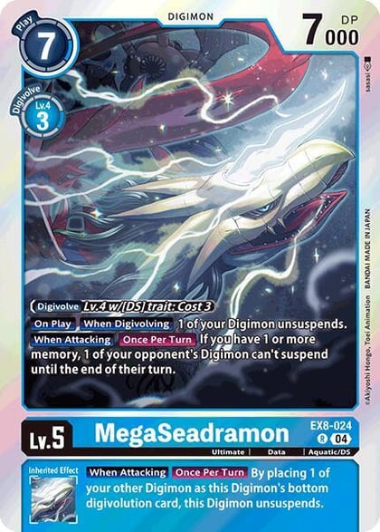 MegaSeadramon, Chain of Liberation EX8-024 R