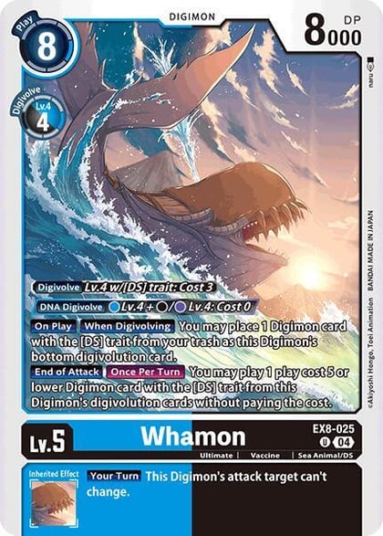 Whamon, Chain of Liberation EX8-025 U