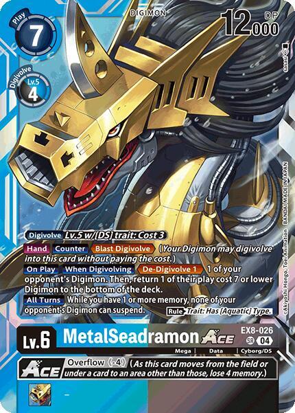 MetalSeadramon ACE, Chain of Liberation EX8-026 SR