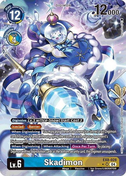 Skadimon (Alternate Art), Chain of Liberation EX8-028 SR