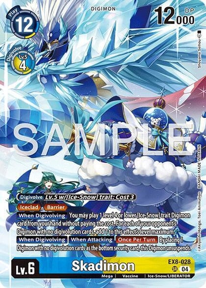 Skadimon (Digimon Liberator Debuggers Set), Chain of Liberation EX8-028 SR