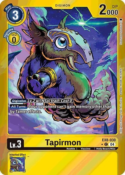 Tapirmon (Limited Foil), Chain of Liberation EX8-030 C
