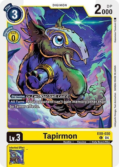 Tapirmon, Chain of Liberation EX8-030 C