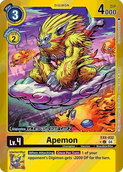 Apemon (Limited Foil), Chain of Liberation EX8-032 C