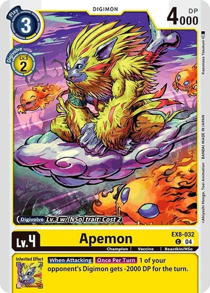Apemon, Chain of Liberation EX8-032 C