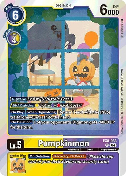 Pumpkinmon, Chain of Liberation EX8-033 R