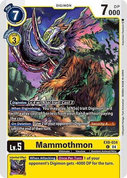 Mammothmon, Chain of Liberation EX8-034 C