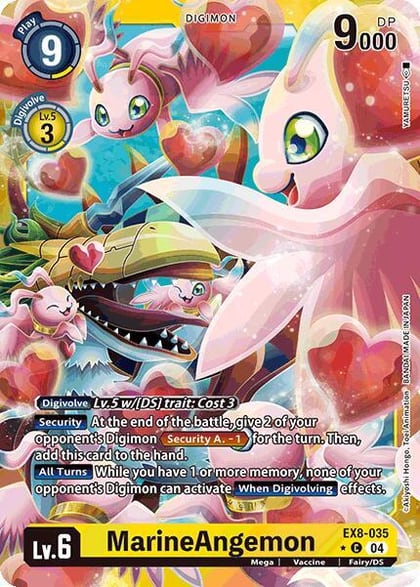MarineAngemon (Limited Foil), Chain of Liberation EX8-035 C
