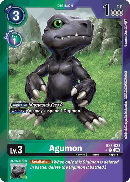 Agumon - EX8-038 (Limited Foil), Chain of Liberation EX8-038 C