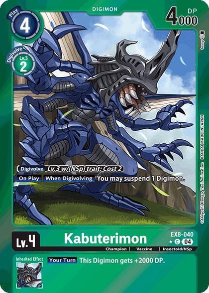 Kabuterimon (Limited Foil), Chain of Liberation EX8-040 C