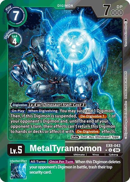 MetalTyrannomon (Limited Foil), Chain of Liberation EX8-043 U