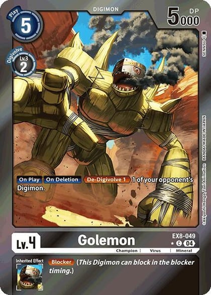Golemon (Limited Foil), Chain of Liberation EX8-049 C