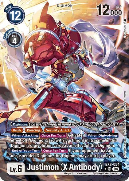 Justimon (X Antibody) (Alternate Art), Chain of Liberation EX8-054 SR