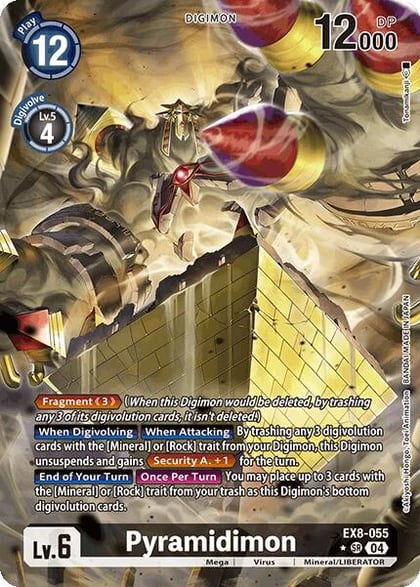 Pyramidimon (Alternate Art), Chain of Liberation EX8-055 SR