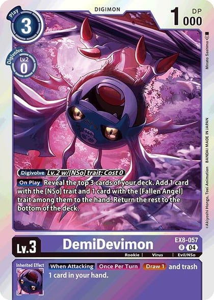 DemiDevimon, Chain of Liberation EX8-057 R