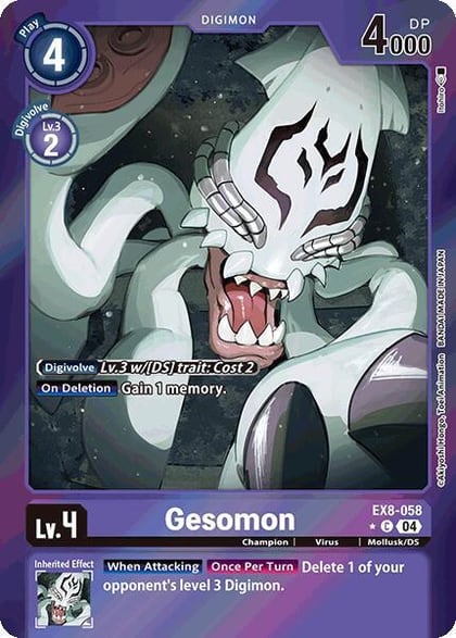 Gesomon (Limited Foil), Chain of Liberation EX8-058 C