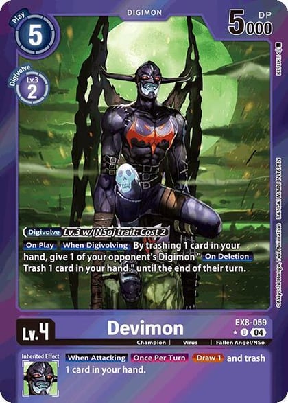 Devimon (Limited Foil), Chain of Liberation EX8-059 U