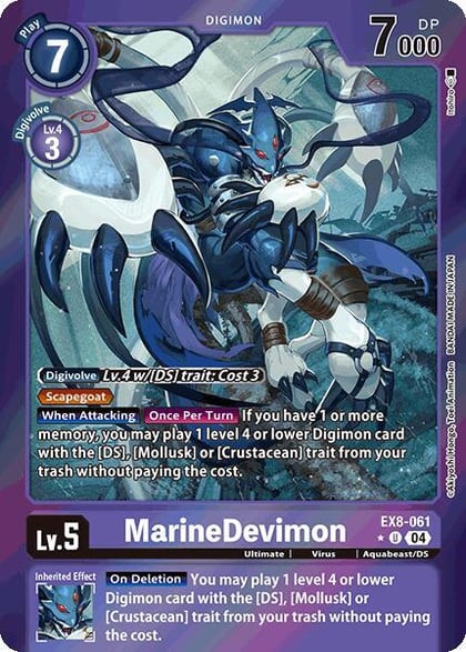 MarineDevimon (Limited Foil), Chain of Liberation EX8-061 U