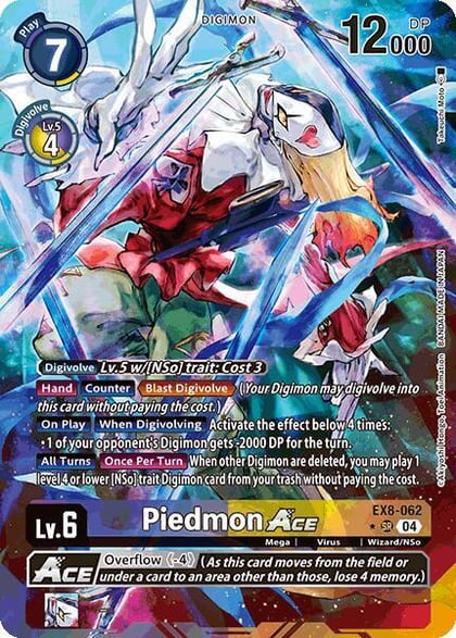 Piedmon ACE (Alternate Art), Chain of Liberation EX8-062 SR