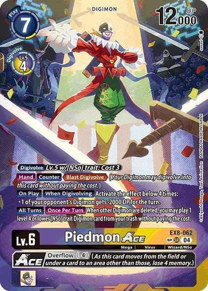 Piedmon ACE (Textured), Chain of Liberation EX8-062 SR