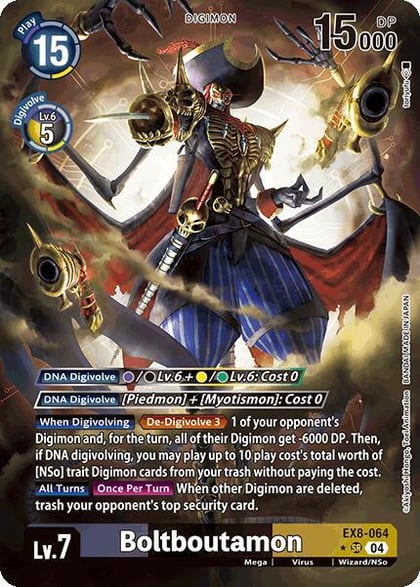 Boltboutamon (Alternate Art), Chain of Liberation EX8-064 SR