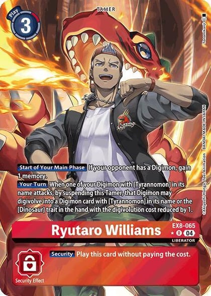 Ryutaro Williams (Alternate Art), Chain of Liberation EX8-065 R