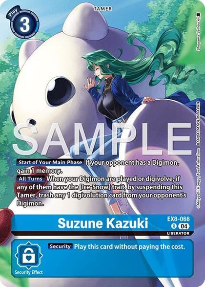 Suzune Kazuki (Digimon Liberator Debuggers Set), Chain of Liberation EX8-066 R