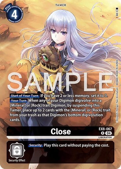 Close (Digimon Liberator Debuggers Set), Chain of Liberation EX8-067 R
