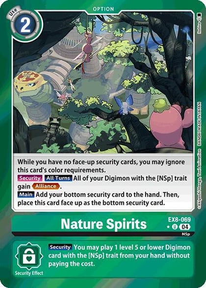 Nature Spirits (Limited Foil), Chain of Liberation EX8-069 U