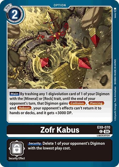 Zofr Kabus, Chain of Liberation EX8-070 C