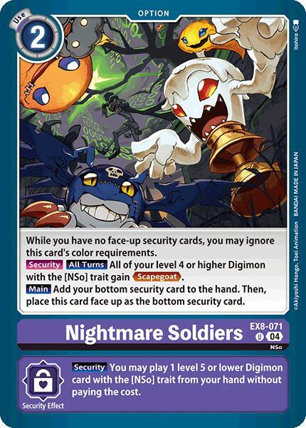 Nightmare Soldiers, Chain of Liberation EX8-071 U