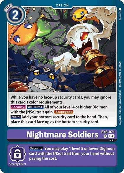 Nightmare Soldiers, Chain of Liberation EX8-071 U