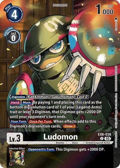Ludomon (Versus Monsters Legend Pack 2025), Versus Monsters EX6-038 U