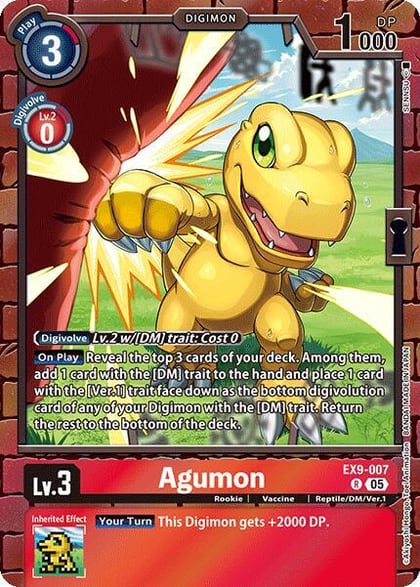 Agumon, Versus Monsters EX9-007 R