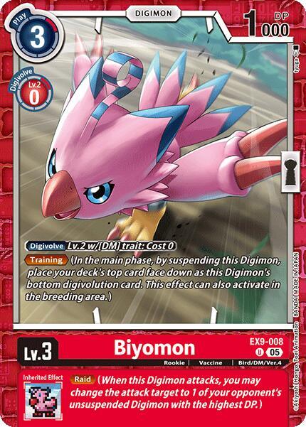 Biyomon, Versus Monsters EX9-008 U