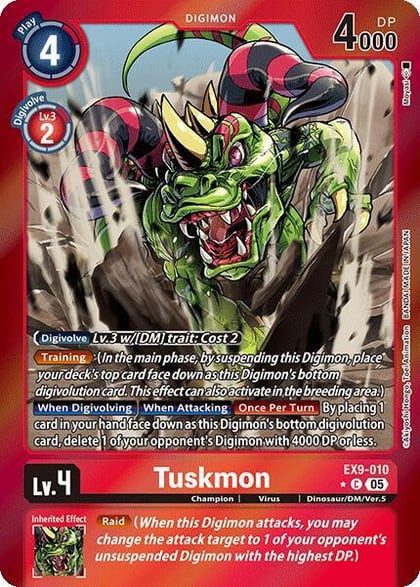 Tuskmon (Limited Foil), Versus Monsters EX9-010 C