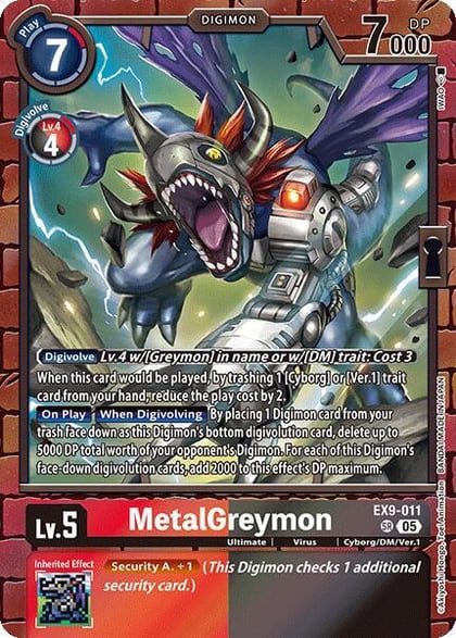 MetalGreymon, Versus Monsters EX9-011 SR