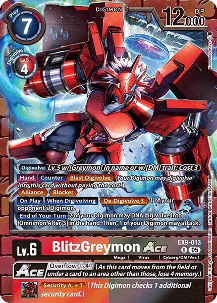 BlitzGreymon ACE, Versus Monsters EX9-013 R