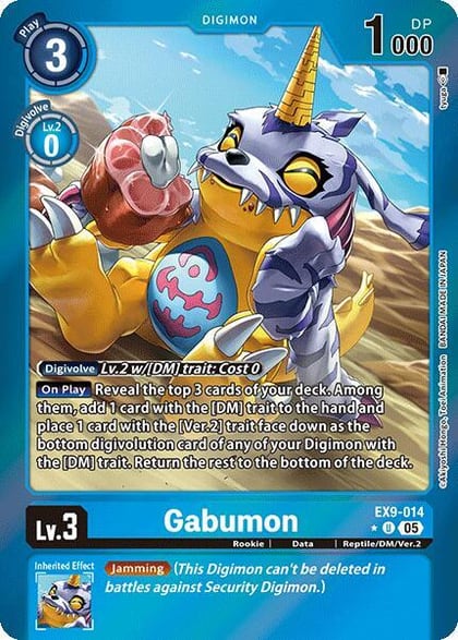 Gabumon (Limited Foil), Versus Monsters EX9-014 U