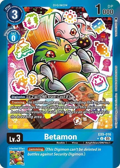 Betamon (Limited Foil), Versus Monsters EX9-016 U