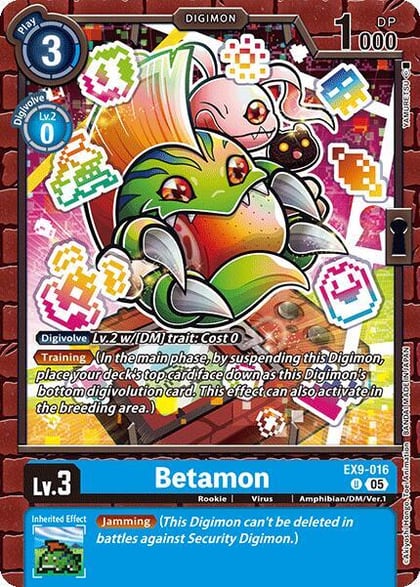 Betamon, Versus Monsters EX9-016 U
