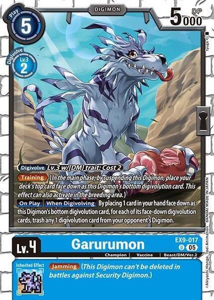 Garurumon, Versus Monsters EX9-017