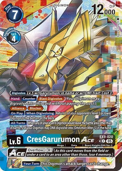 CresGarurumon ACE (Alternate Art), Versus Monsters EX9-020 R