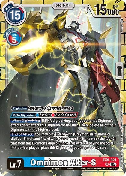Omnimon Alter-S, Versus Monsters EX9-021 SR