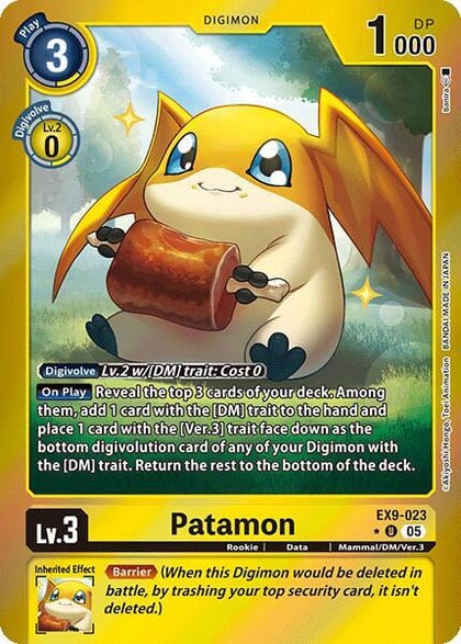 Patamon (Limited Foil), Versus Monsters EX9-023 U