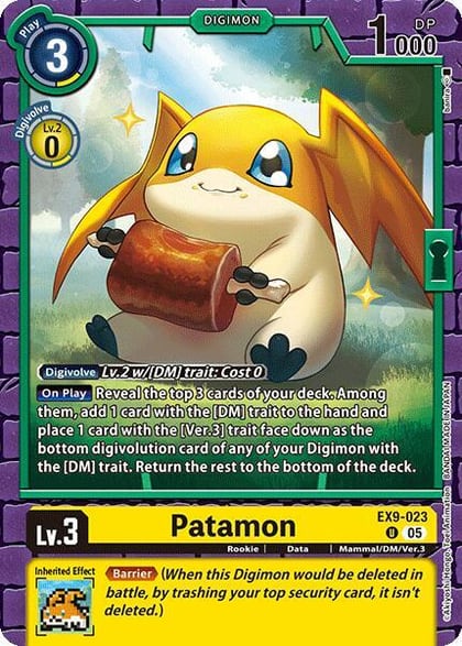 Patamon, Versus Monsters EX9-023 U