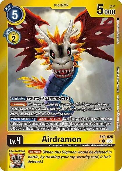 Airdramon (Limited Foil), Versus Monsters EX9-025 U