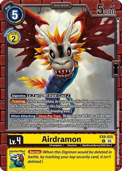 Airdramon, Versus Monsters EX9-025 U
