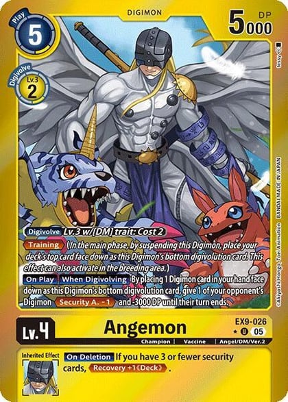 Angemon (Limited Foil), Versus Monsters EX9-026 U